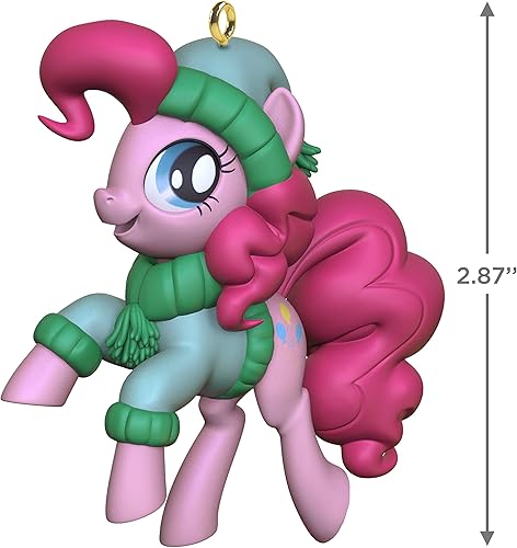 Miniatura 5 de Hallmark Keepsake Adorno navideño de plástico 2022, Hasbro My Little Pony Pinkie Pie