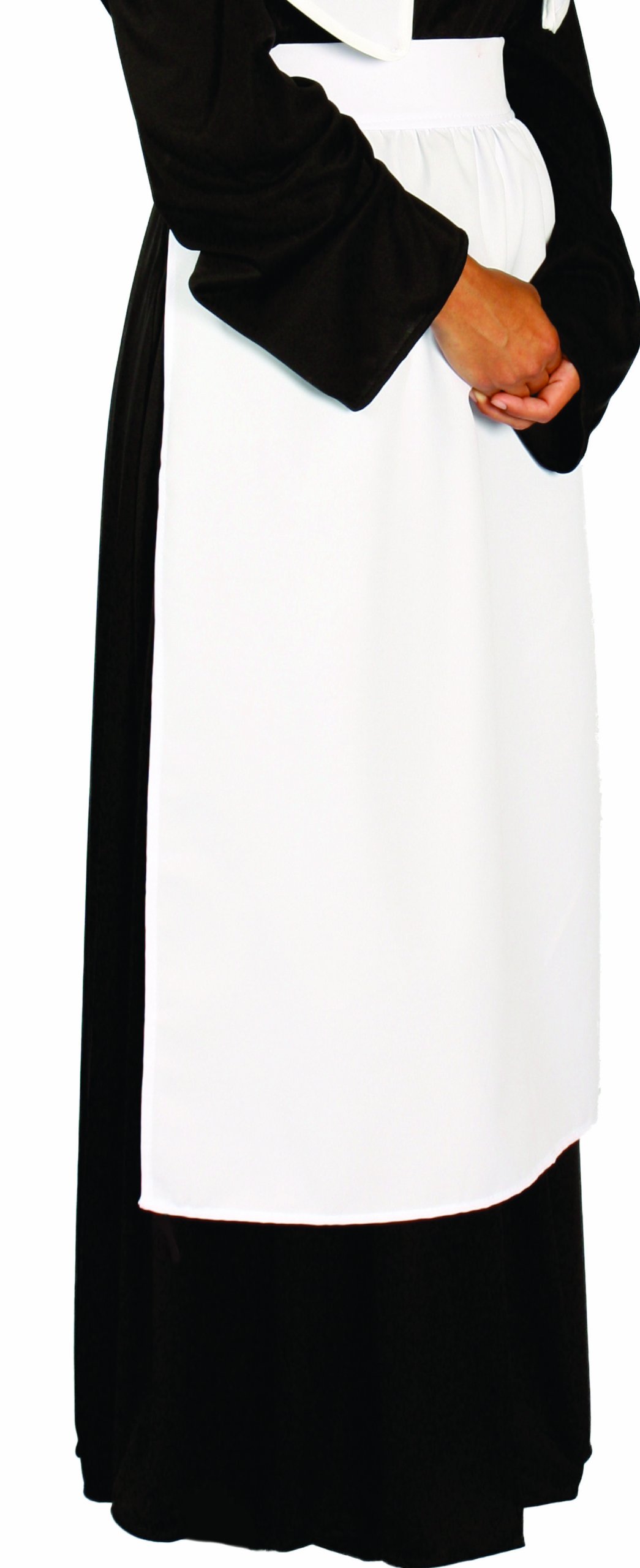 Alexanders Costumes Puritan Apron, White, One size