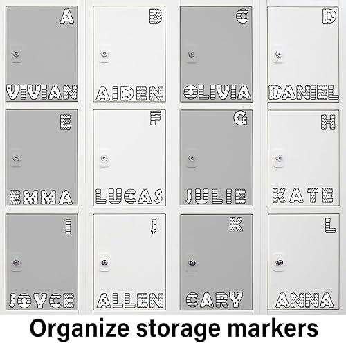 Miniatura 8 de Qyeahkj 103 letras magnéticas de 2 pulgadas, letras magnéticas de color verde eucalipto para aula, pizarra blanca, nevera, kit de letras magnéticas