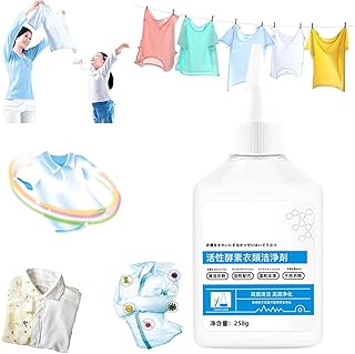 Active Enzymes for Clothes Cleaning,Active Enzymes Laundry Stain Remover,Active Enzymes Stain Remover for Clothes,Garment Stubborn Stain Cleaner Oil Remover,Bio-Enzyme Degreasing Agent (1PCS)
