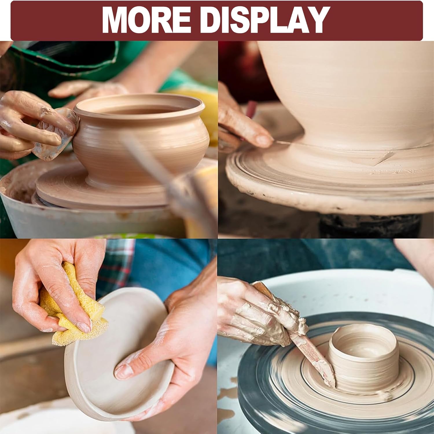 LINPHCEY 8-Piece Clay Sculpting Tools Set Perfect for Polymer Air Dry Modeling Clay Beginners & Professionals Ideal for DIY Pottery & Ceramics Tools for Clay Sculpey Sculpting & Crafting - Image 6