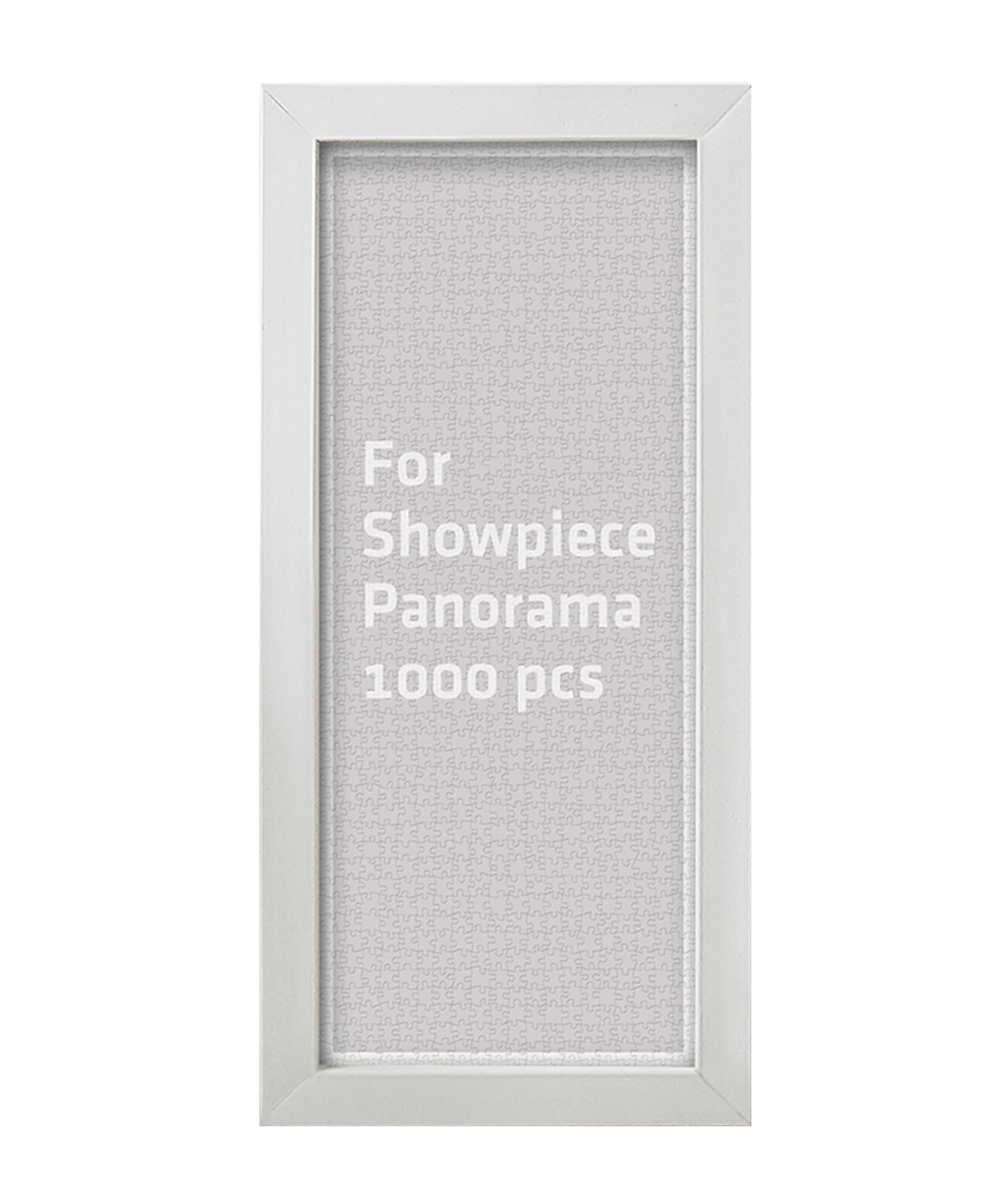 Pintoo Jigsaw Puzzle Frame Tailor-made 1000 Pieces Panorama Puzzle ONLY - Cool Gray - Effortless & Toolless Assembly NO Glue Required [W1044]