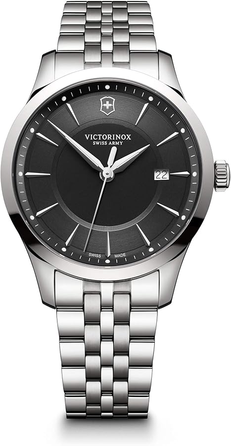 くす Victorinox Men's Alliance 40mm Steel Bracelet & Case Quartz Watch