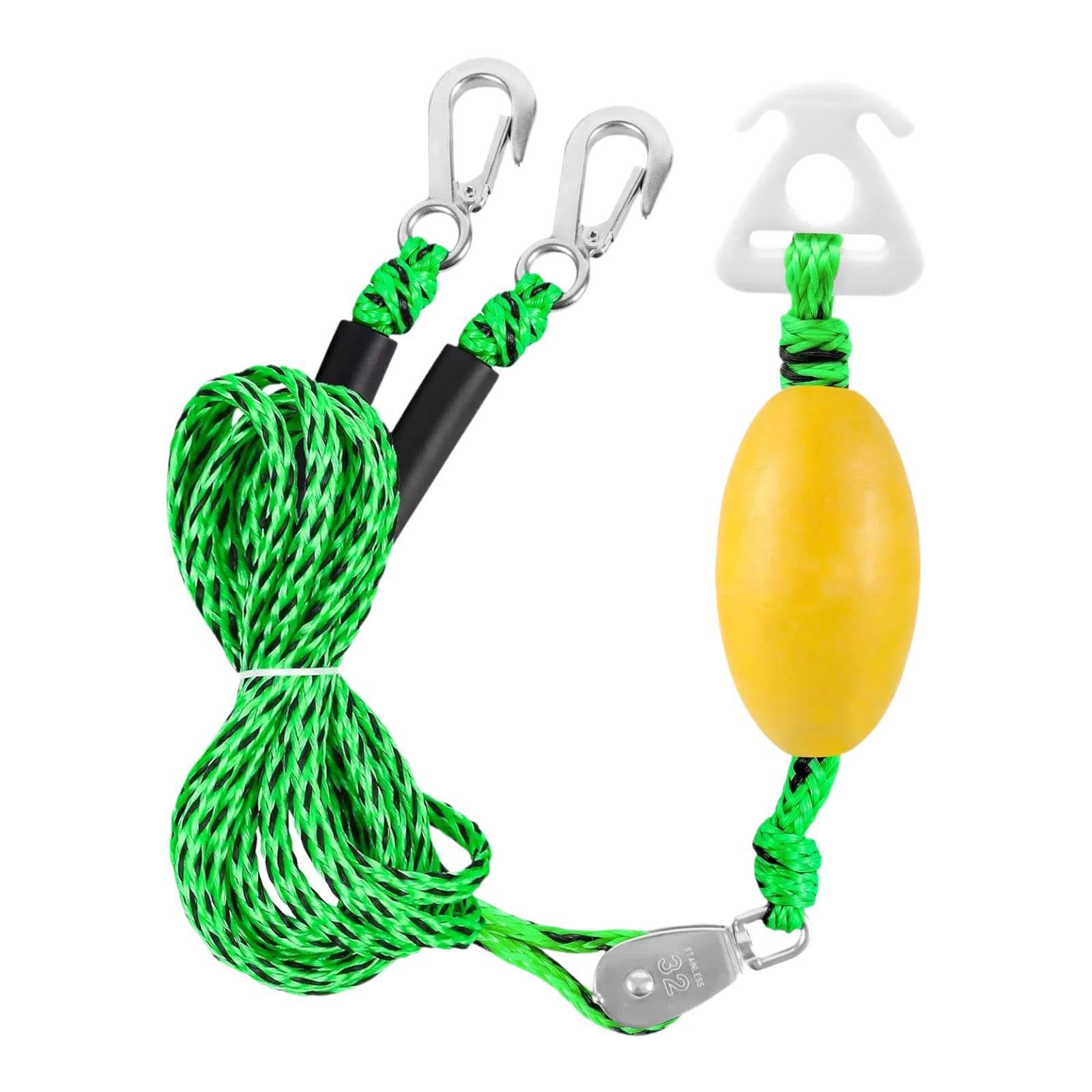 Corda Traino Barca Accessorio Traino Nautico Corda Traino Tubing Fune Traino Wakeboard Struttura in Polietilene Galleggiante Ideale per attività a