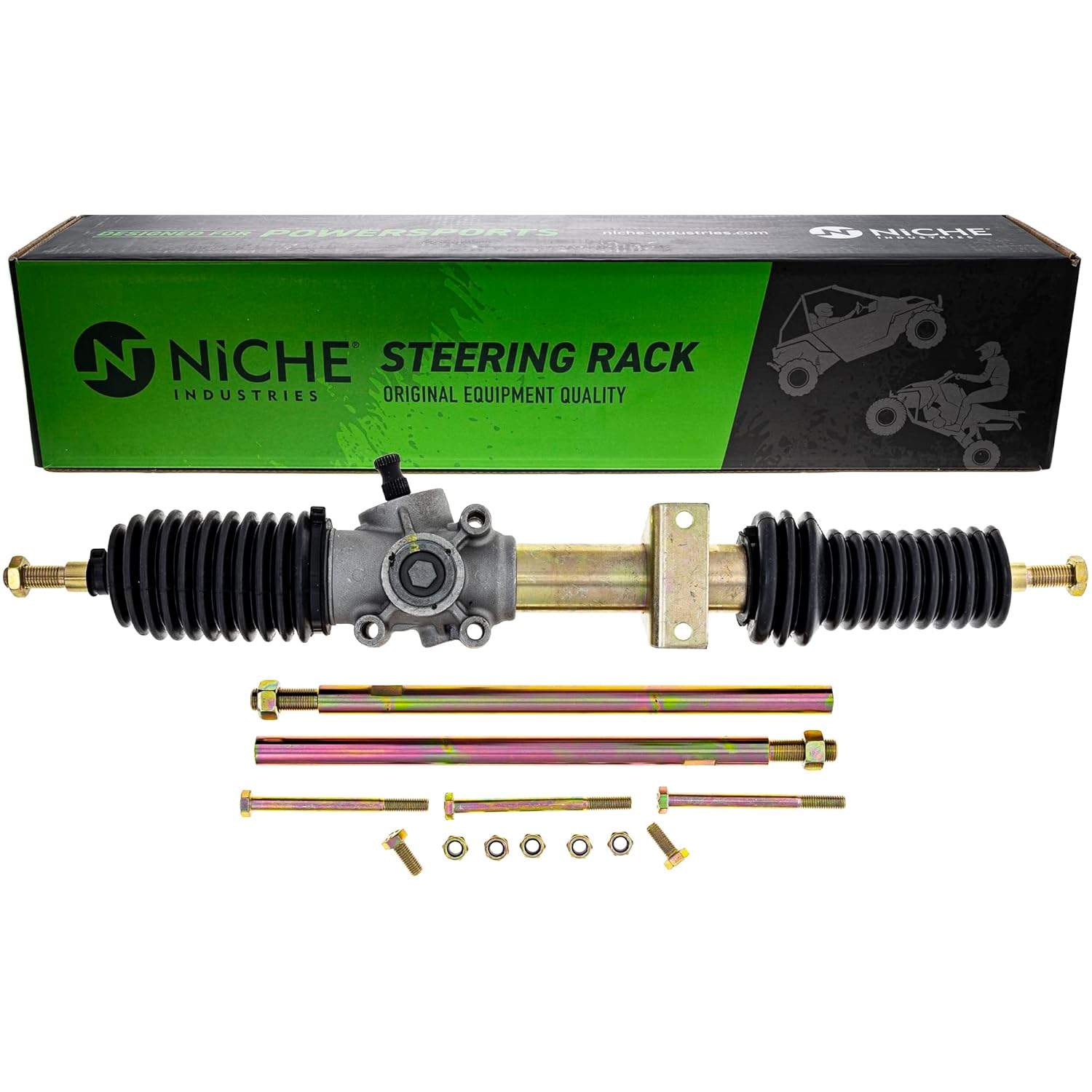 NICHE Steering Gear Box Rack & Pinion for Polaris Ranger XP 800 Crew 900 Diesel 1823795