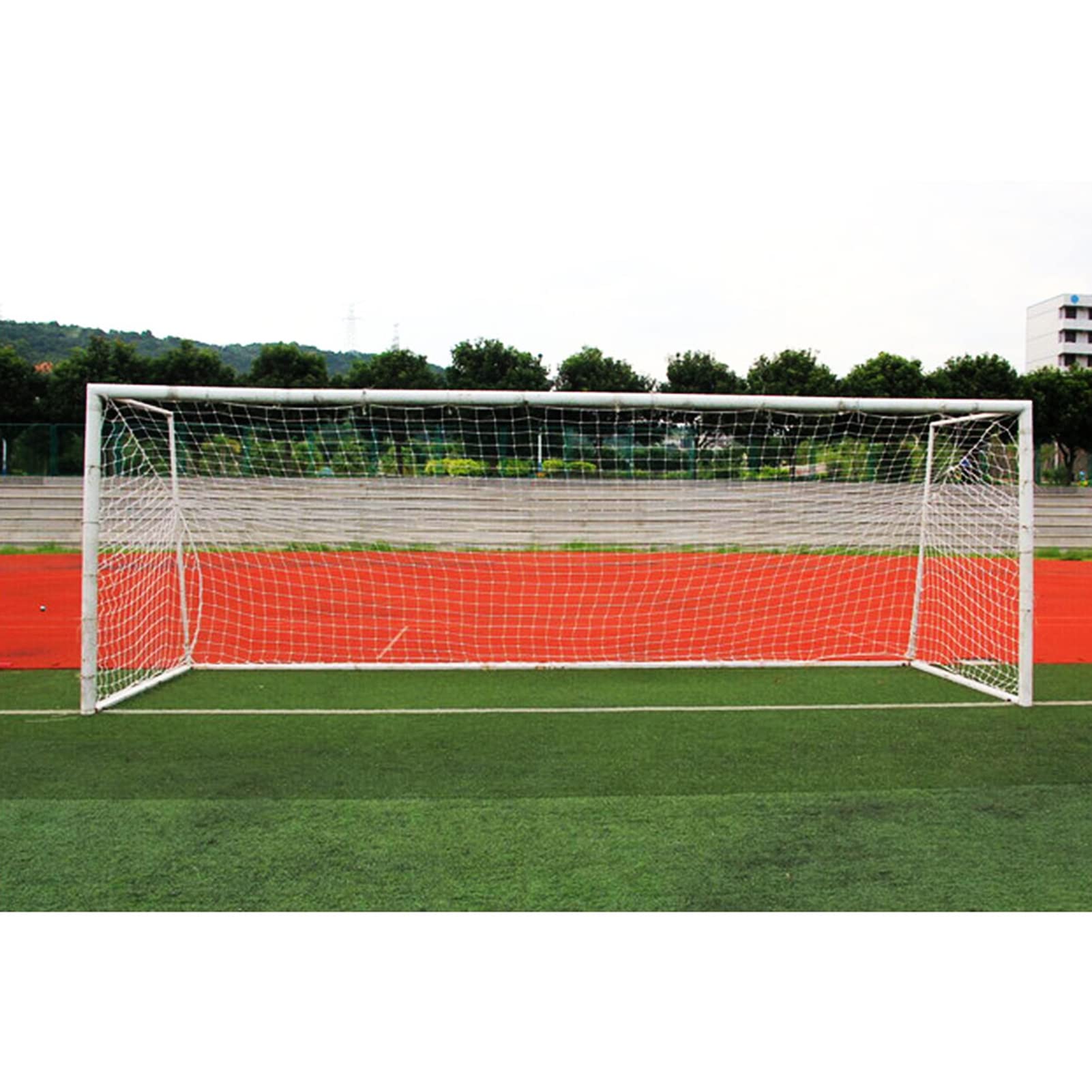 Cyrank Soccer Replacement Net, Durable Thickened Soccer Goal Net Easy Setup Portable Heavy Duty Football Net for Sports Match Training(5.5m*2.1m)