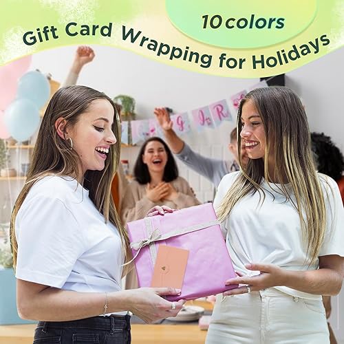 Miniatura 7 de ISKYBOB Paquete de 100 sobres para tarjetas de regalo, 4 sobres decorativos pequeños de 2.7 pulgadas con corazón dorado para tarjetas de visita,