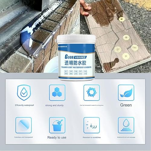 Miniatura 5 de Agente impermeabilizante invisible, pegamento impermeabilizante, sellador transparente resistente al agua, agente impermeable invisible y a prueba