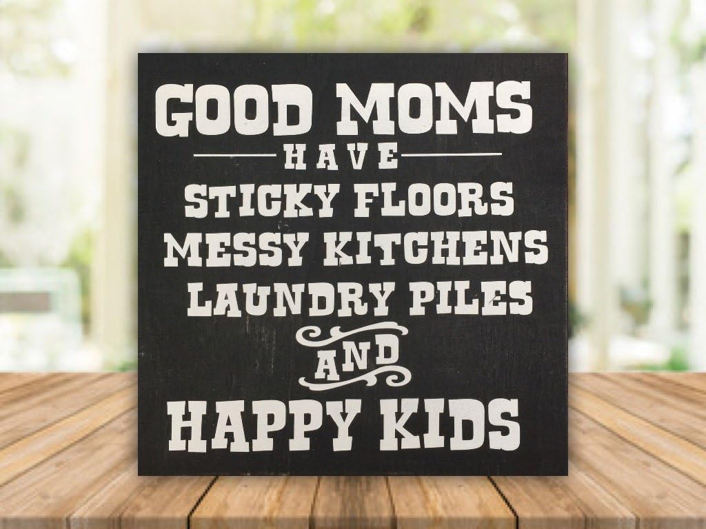 Good Mom's - 12"x12" wood sign
