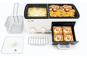 4-in-1 Electric Grill with Hot Pot by Topwit