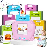 Vista 8 de Tarjetas flash parlantes para niños pequeños con 224 palabras visuales, juguetes Montessori, terapia del habla, juguetes sensoriales para autismo