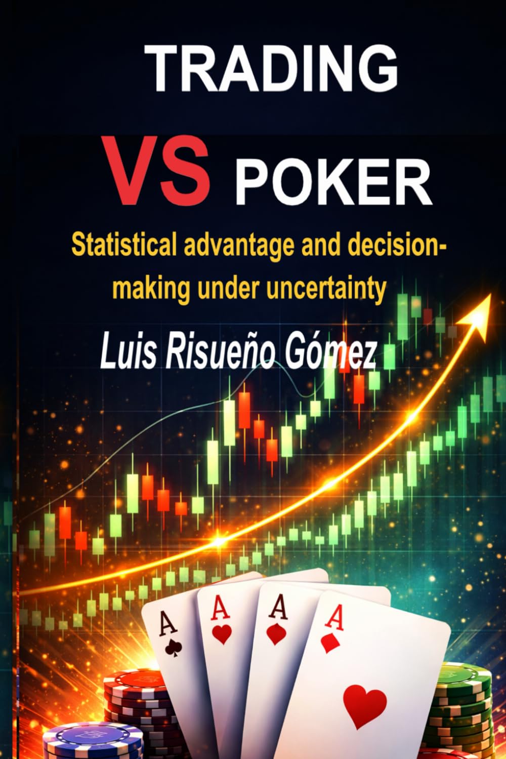 TRADING VS POKER: Statistical advantage and decision-making under uncertainty