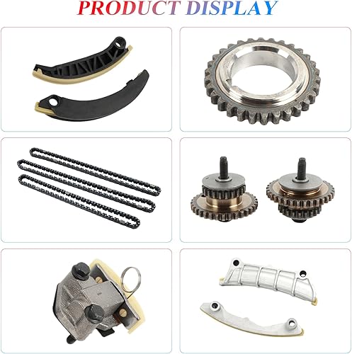 Miniatura 5 de 9-0753S Kit de cadena de distribución VCT Actuador selenoide engranaje para 2012-2017 Lacrosse Verano Equinox Terrain 2.2L  2.4L