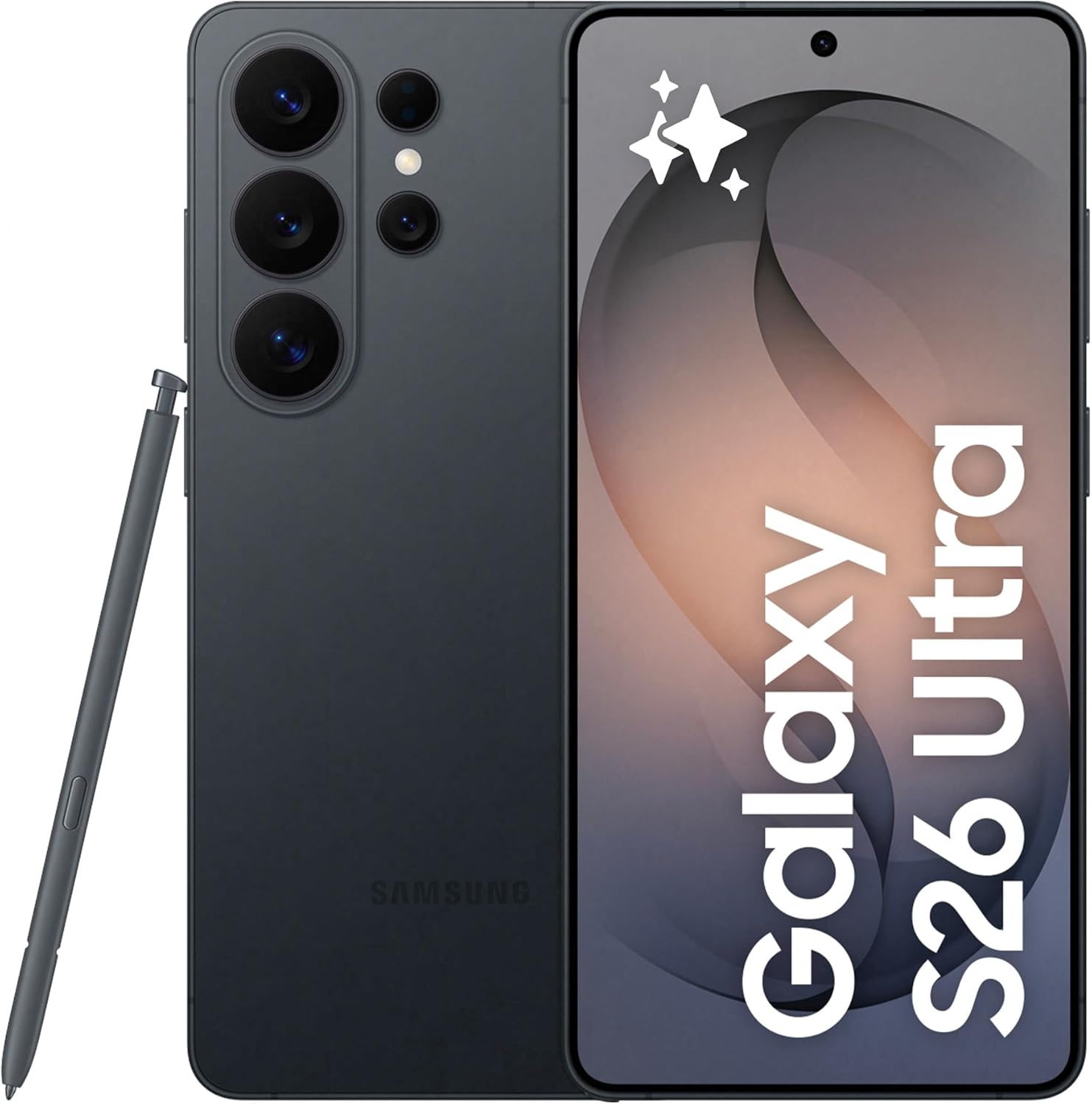 Galaxy S26 Ultra Smartphone AI, 512GB, 3 anni di Garanzia, Privacy Display Integrato, Processore Potente, Assistente Foto, Camera 200 MP, 5000 mAh, Black [Versione italiana] - Smartphone