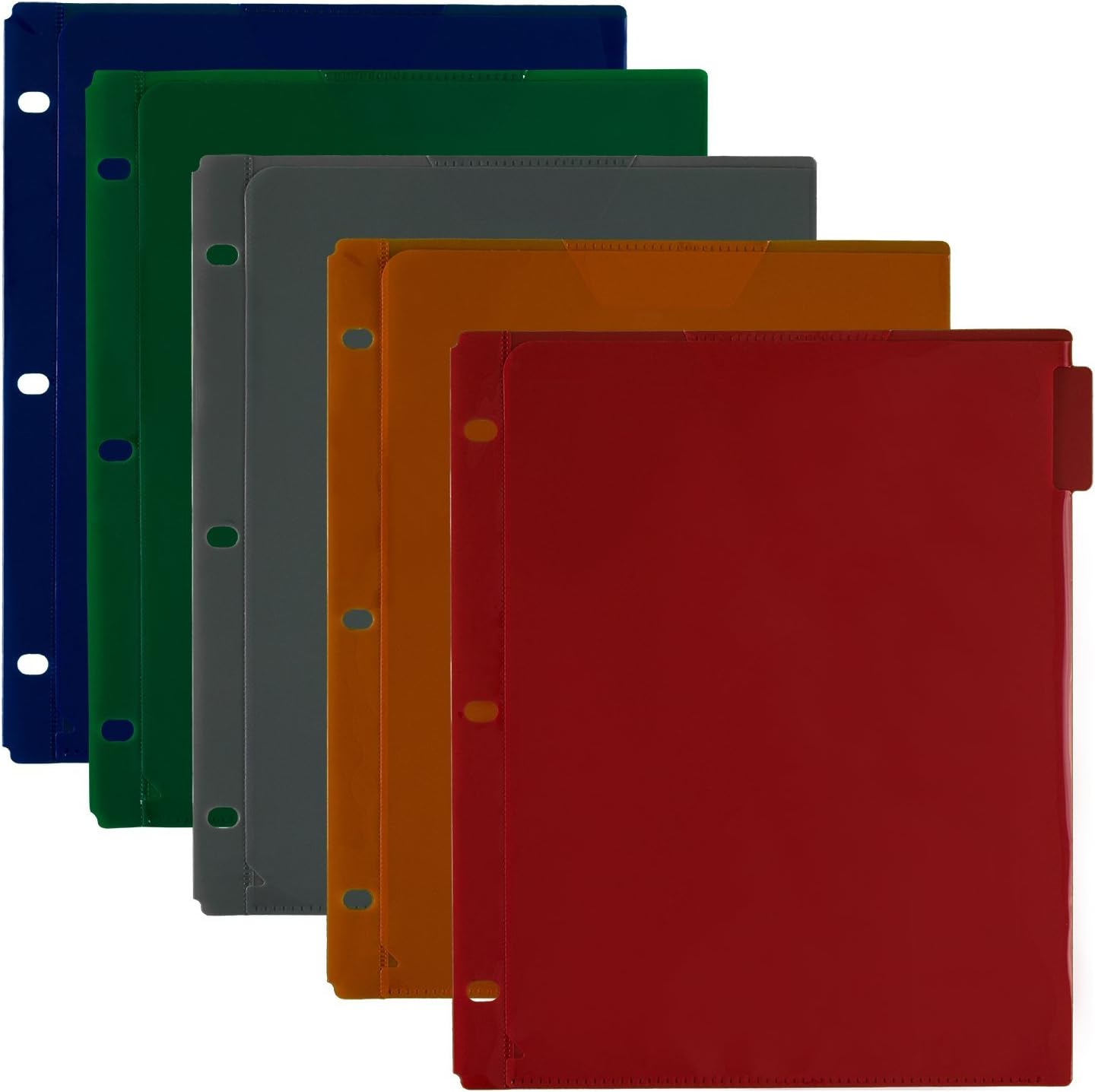 Five Star Binder Dividers, Flex, NoteProtector, 5 Tabs