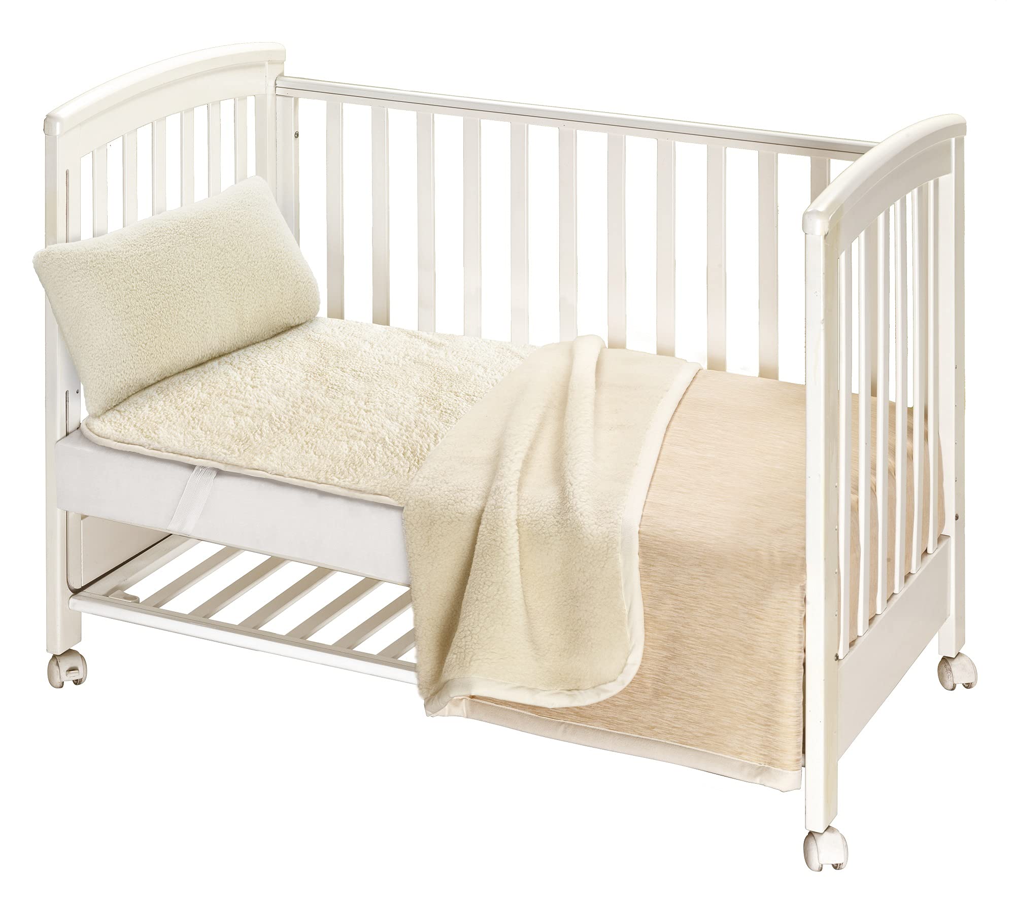 Coprimaterasso per lettino Baby Soft Pura Lana Merino Lambswool cm 60x120