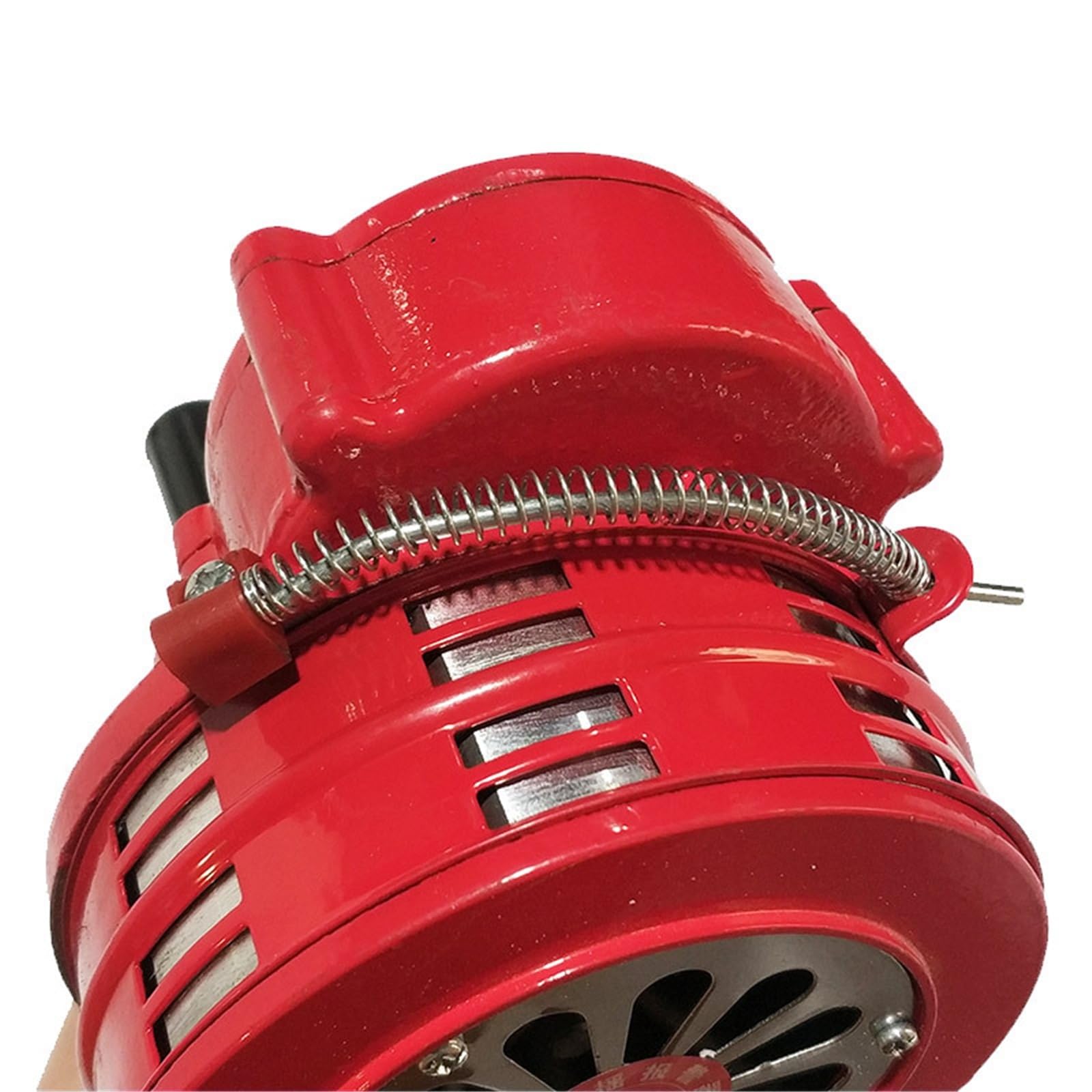 Picadora de Carne Manual, Sirena de Alarma de Emergencia con manivela de Aluminio, 110db, ruidosa, for Deportes al Aire Libre, Manual, Multicolor(Red)