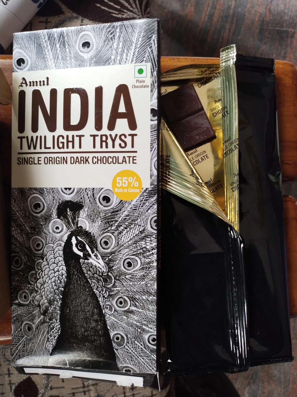 Amul India Twilight Tryst Single Origin Dark Chocolate 125gm (Pack Of 4) Amazon.in Grocery