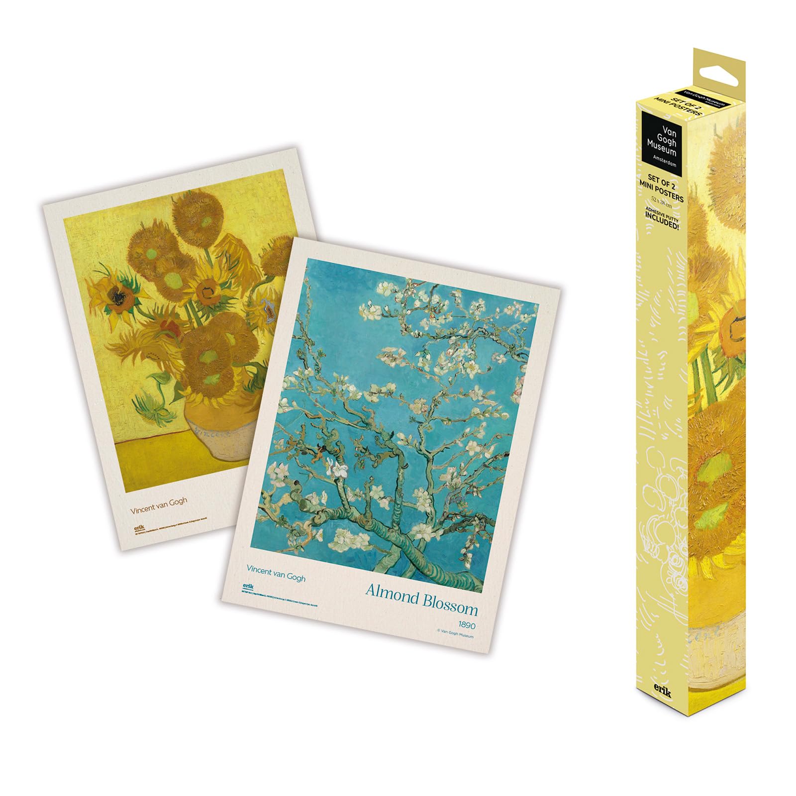 Grupo Erik Van Gogh Museum Poster - Set of 2 Mini Posters, Art Gifts