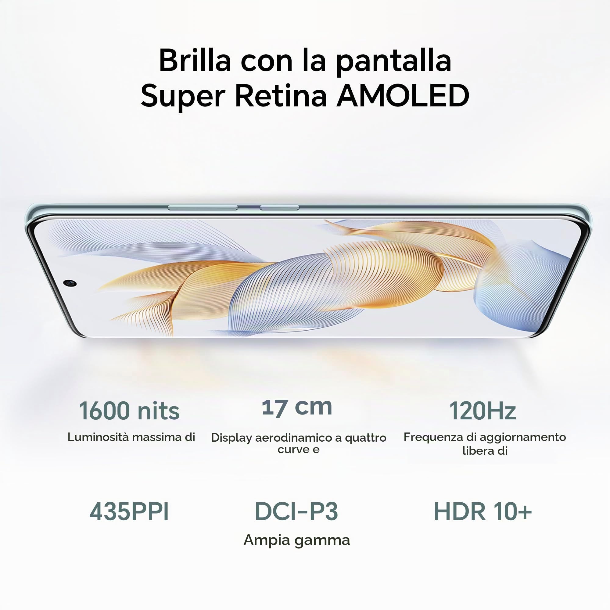 HONOR 90 Smartphone 5G, fotocamera tripla 200 MP, schermo curvo AMOLED 6,7 (Ricondizionato)