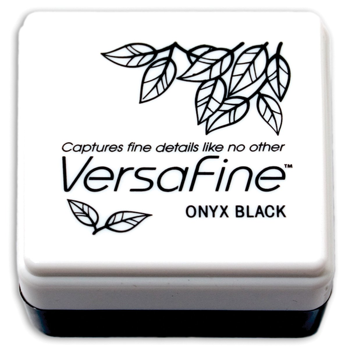 Tsukineko Versafine Small Pads Instant Dry Pigment Ink, Onyx Black, One Size