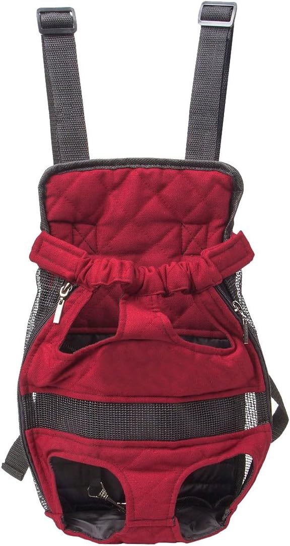 PiGGyB Dog Cat Pet Friend Outdoors Backpack Travel Bag Carrier Walker Lightweight for Tiny,Small and Medium Puppies or Dogs (Small 4lb…