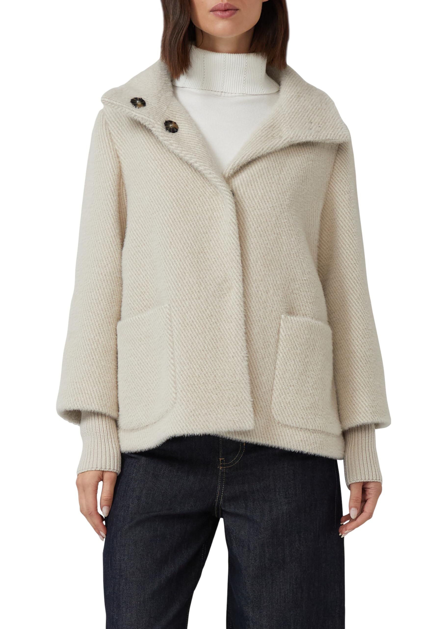 s.Oliver BLACK LABEL Outdoorjacke Stehkragen Regular Fit
