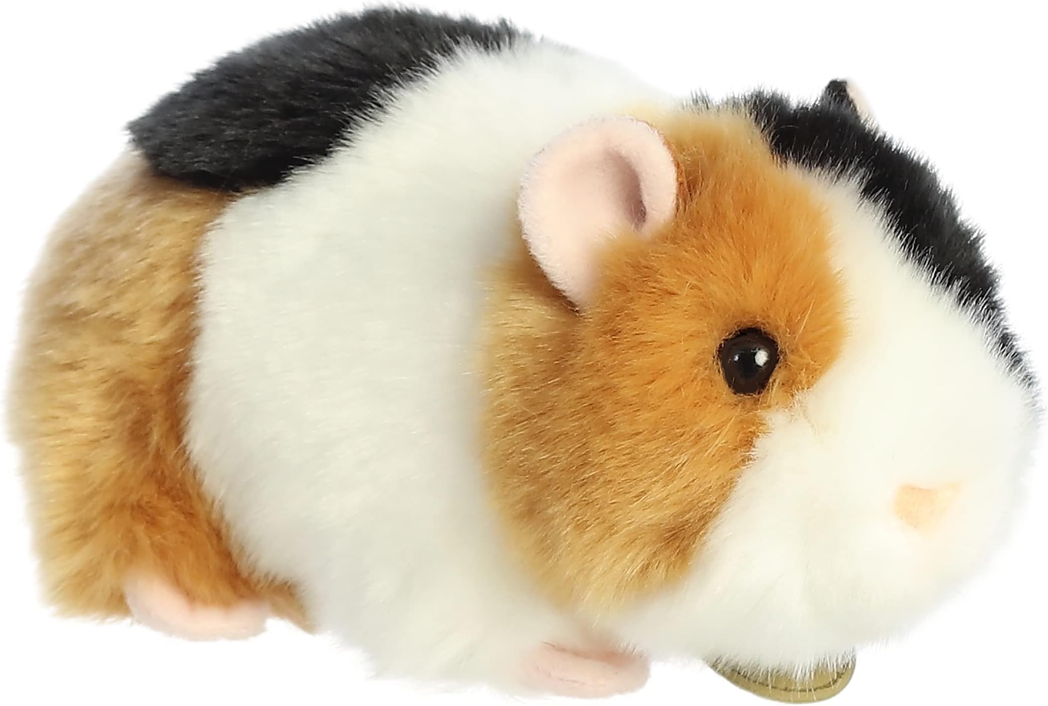 Realistic Miyoni® American Guinea Pig Stuffed Animal - Lifelike Detail - Cherished Companionship - Multicolor 7.5 Inches
