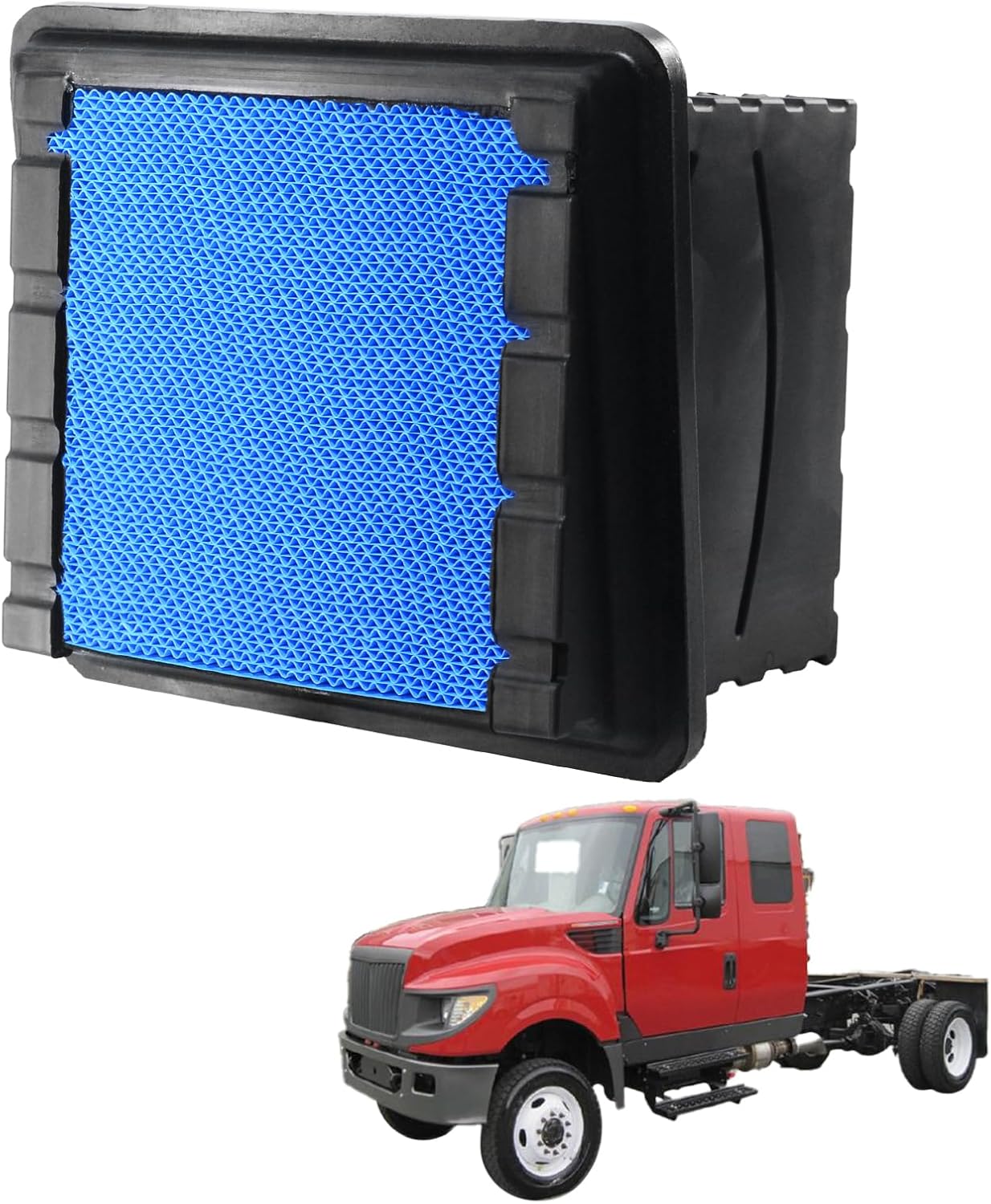 2517298C1 Engine Air Filter for 08-18 International Durastar 4300 4300LP,08-16 Durastar 4400 4400LP,10-18 International TerraStar,11-18 IC Corporation CE,Replaces P616050 AF4222