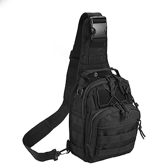 Tactical Shoulder Bag,1000D Outdoor Military Sling Daypack Backpack - Novemkada