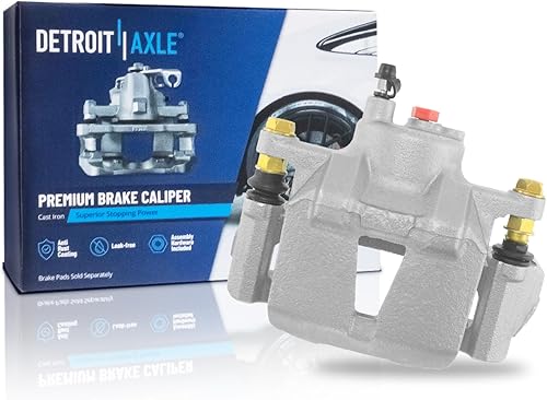 Miniatura 237 de Detroit Axle - Pinza de freno delantera derecha con soporte de repuesto para Chevrolet Equinox Captiva Sport Pontiac Torrent Saturn Vue Suzuki XL-7