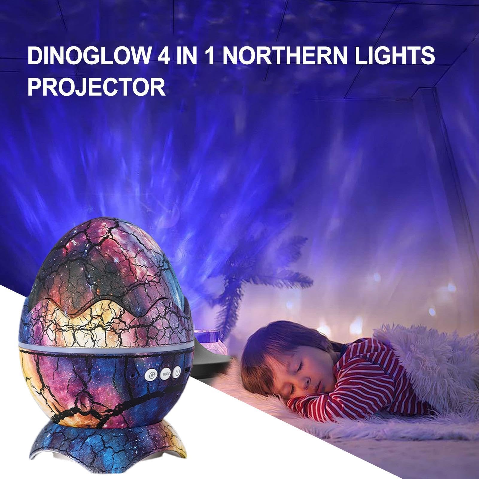Proyector de huevo de dinosaurio,Proyector de luz de huevo de dinosaurio | Luz estrellada de huevo de dinosaurio con reproductor de música - Proyector de estrellas para dormitorio, luces nocturnas par