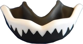 Actika Premium - Protector bucal con dientes, color negro