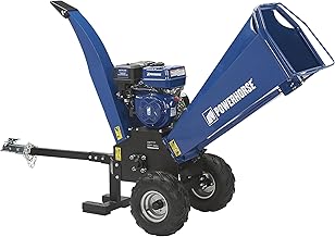 Strongway Towable Wood Chipper/Shredder, Small Wood Chipper for Home Towable Wood Chipper with 5in Chipping Capacity, 420cc Engine