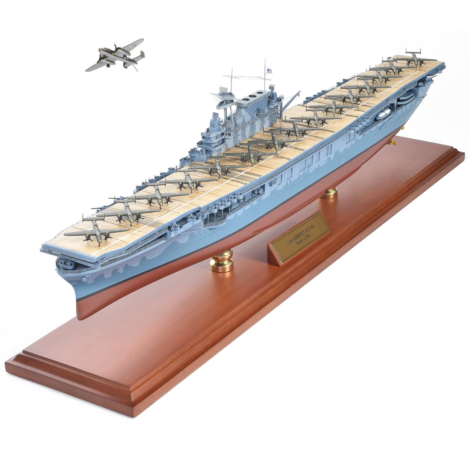 Amazon | Koliyn 1/200スケール USS ホーネット 空母 モデルキット