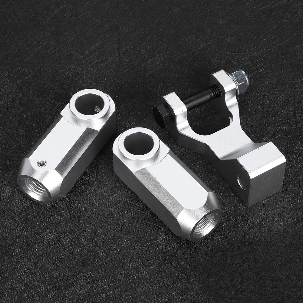 Kit di abbassamento del telaio, kit di collegamenti di abbassamento delle cadute regolabili adatto per Raptor 350 350R 660 660R 700 700R(Argento)