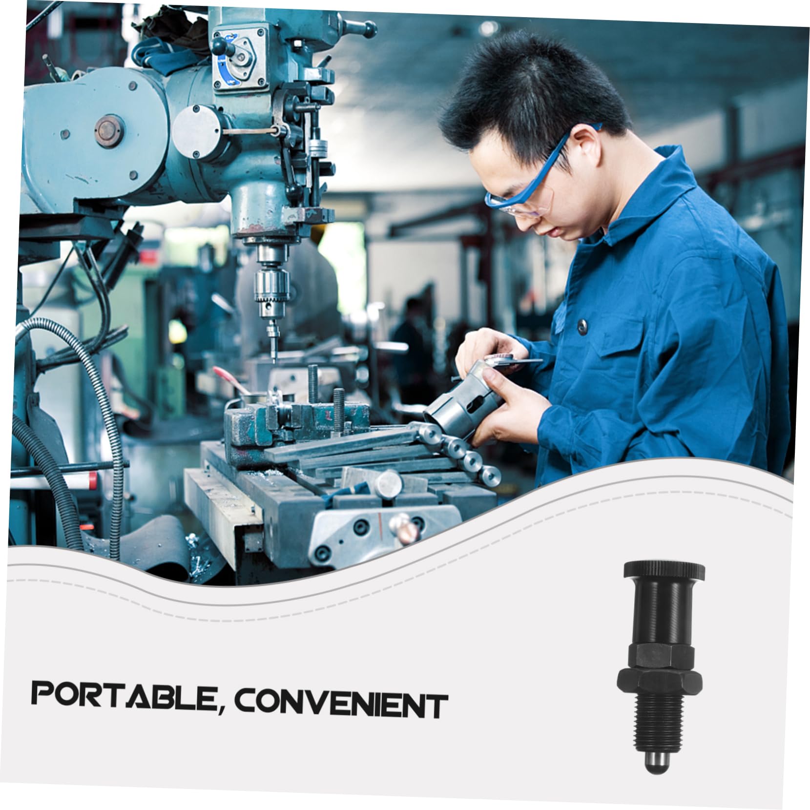 1pc Stop Pin Spring Pin Locating Pin Index Plunger Spring Knob Plunger