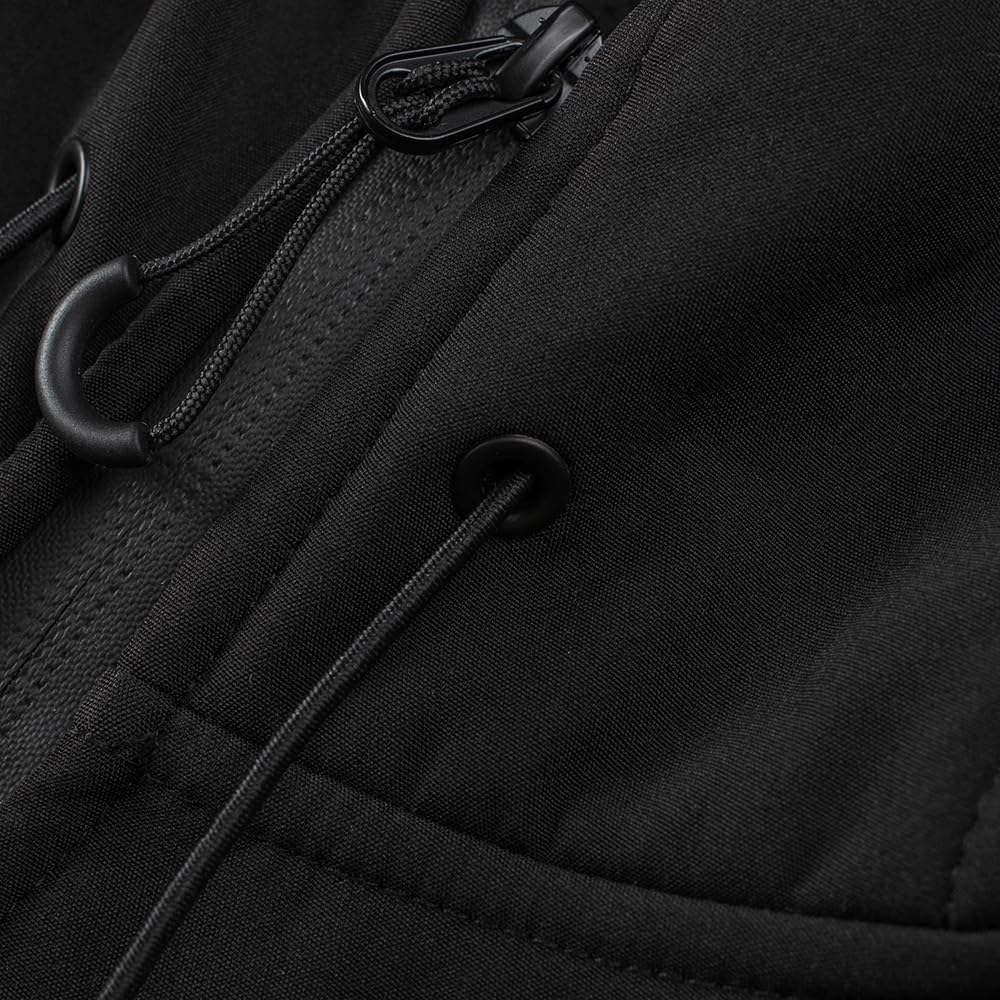 TONY BACKER Giacca Jacket Uomo In Softshell Impermeabile Antivento con Cappuccio Giubbotto Caldo Per Trekking Casual 6860
