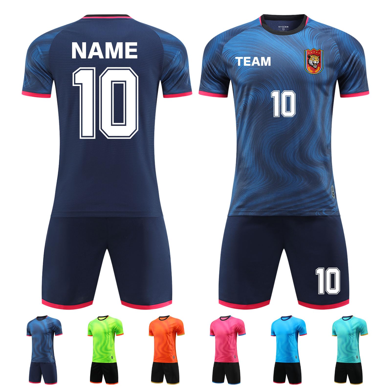 ORYG Custom Soccer Jerseys for Men Women Personalized Child Soccer Team Uniforms with Name Team Name Number Logo