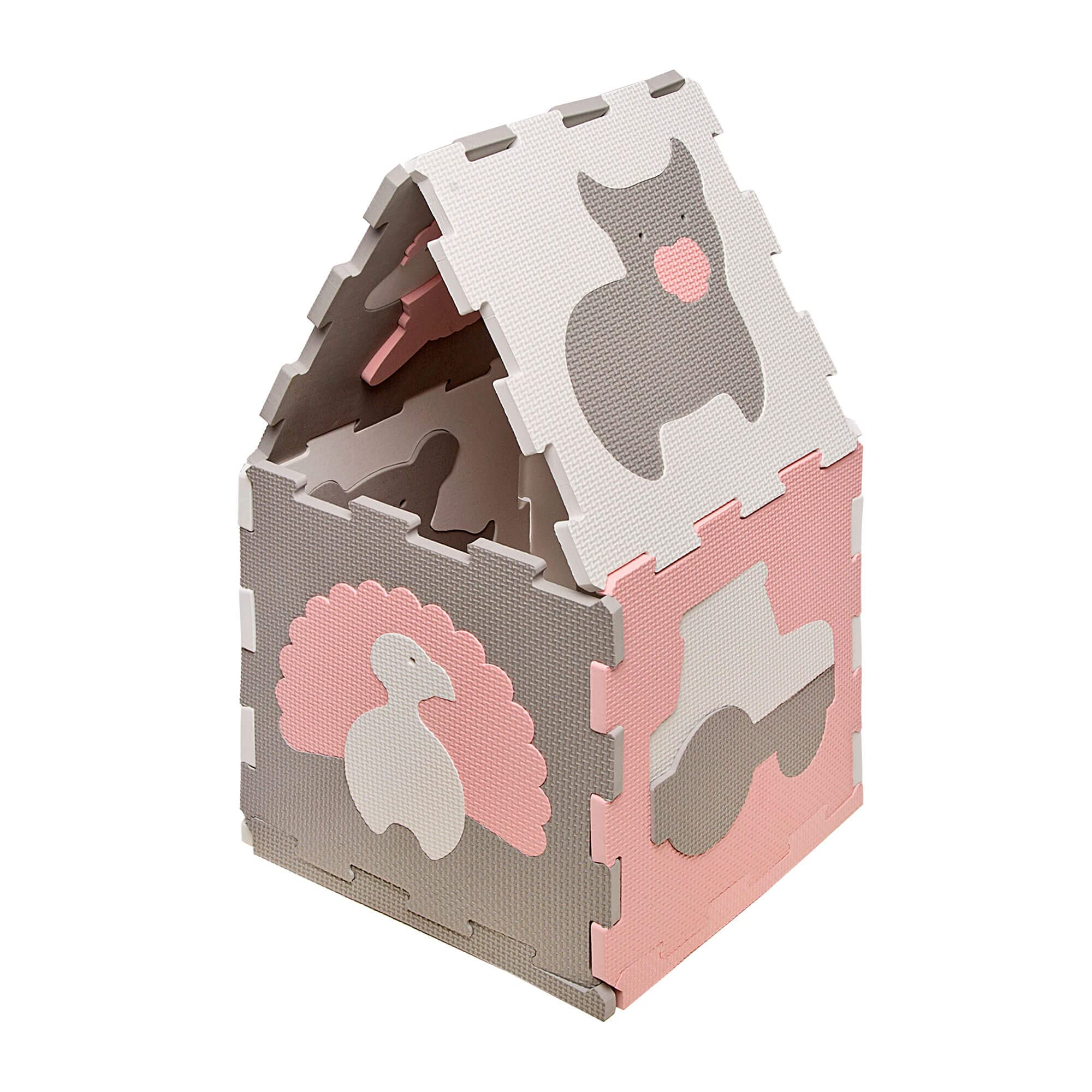 Hakuna Matte - Pianka do zabawy dla niemowląt i dzieci - 12 płytek z pianki EVA z motywem zwierzęcym w kartonowym pudełku nadającym się do recyklingu - mata do puzzli 20% grubsza i bardziej miękka