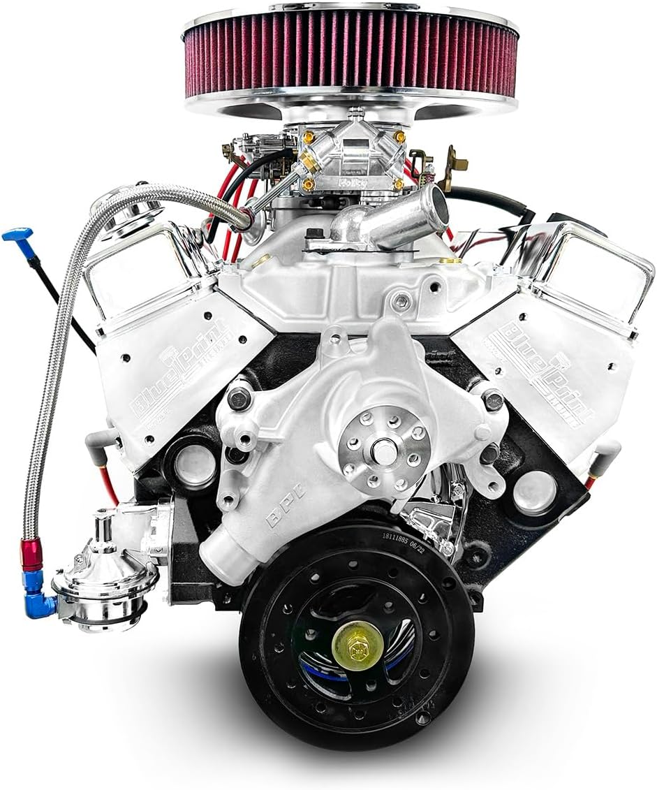 BluePrint Engines GM Small Block Compatible 383 c.i. Engine - 436 HP - Deluxe Dressed - Carbureted