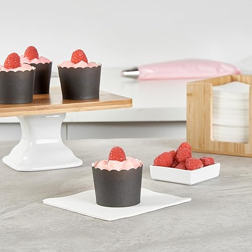 Miniatura 351 de Restaurantware Panificio Premium - Taza de papel Kraft de 10 onzas para hornear, tazas de papel para hornear, perfectas para magdalenas, cupcakes