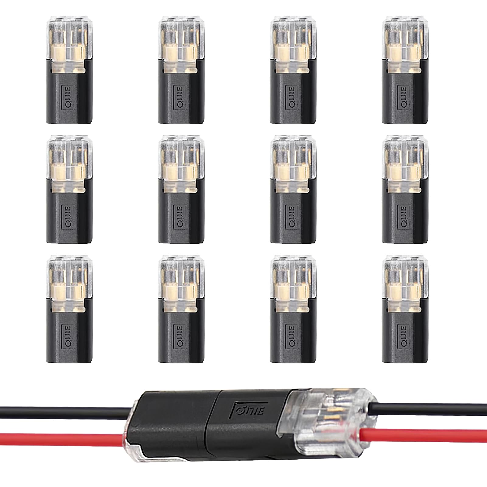 Connettori Elettrici A T - 12 Pezzi 2 Pin | Senza Saldatura Per Auto, Audio E Illuminazione - Foto 12