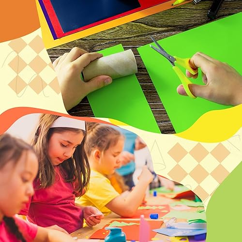 Miniatura 13 de Kosiz Tablero de póster de neón de 25 hojas de 22 x 28 pulgadas, tablero de póster grande fluorescente de colores surtidos, dibujo de cartulina