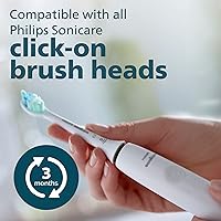 Vista 23 de Philips Sonicare 4100 HX3681/24 - Cepillo de dientes eléctrico recargable con sensor de presión, color negro