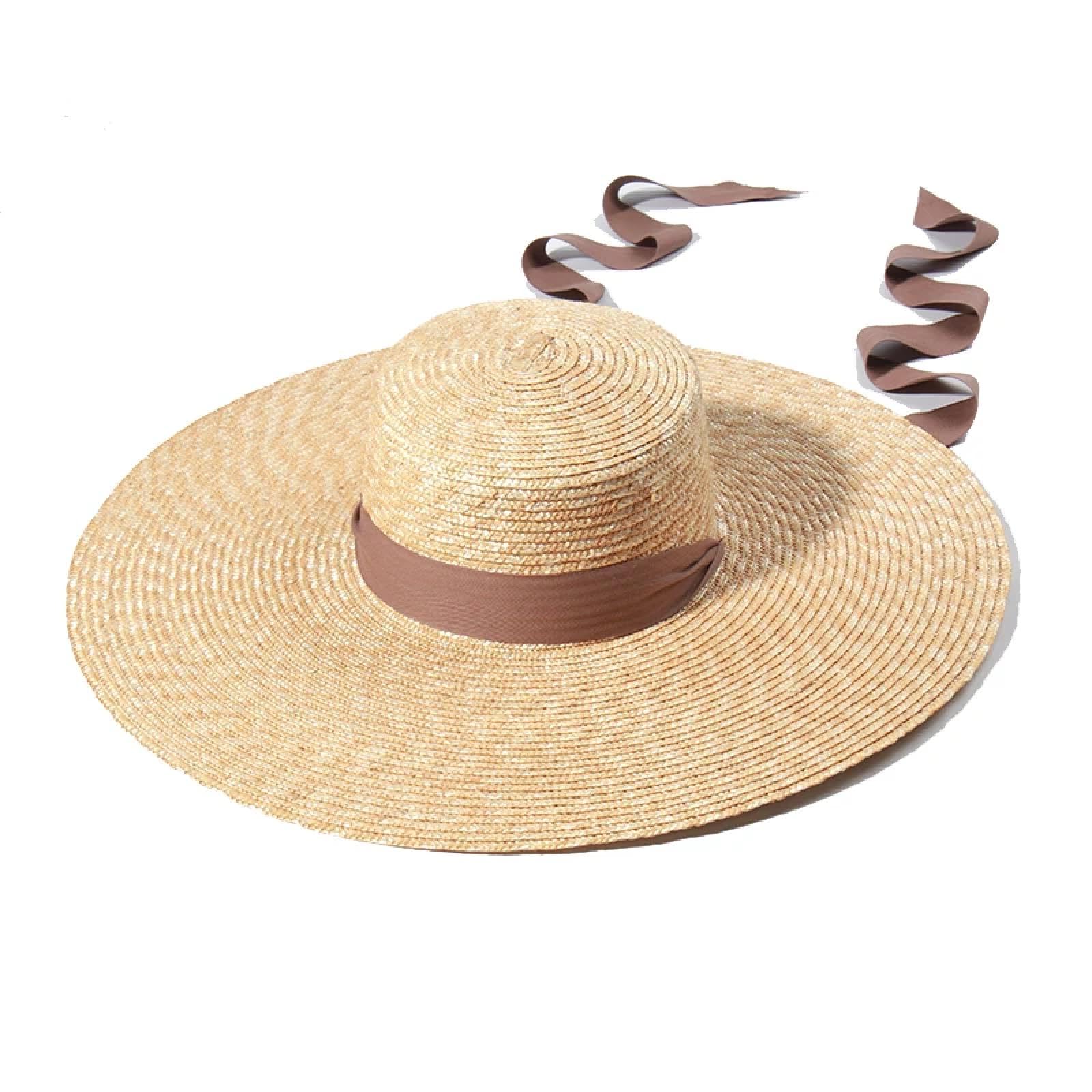 Sonnenhut Strohhut Hut Große Sonnenschutz-Strohhut Für Damen Große Sonnenschutz-Hüte Mit Strape Damen Große Sonnenhut Für Damen