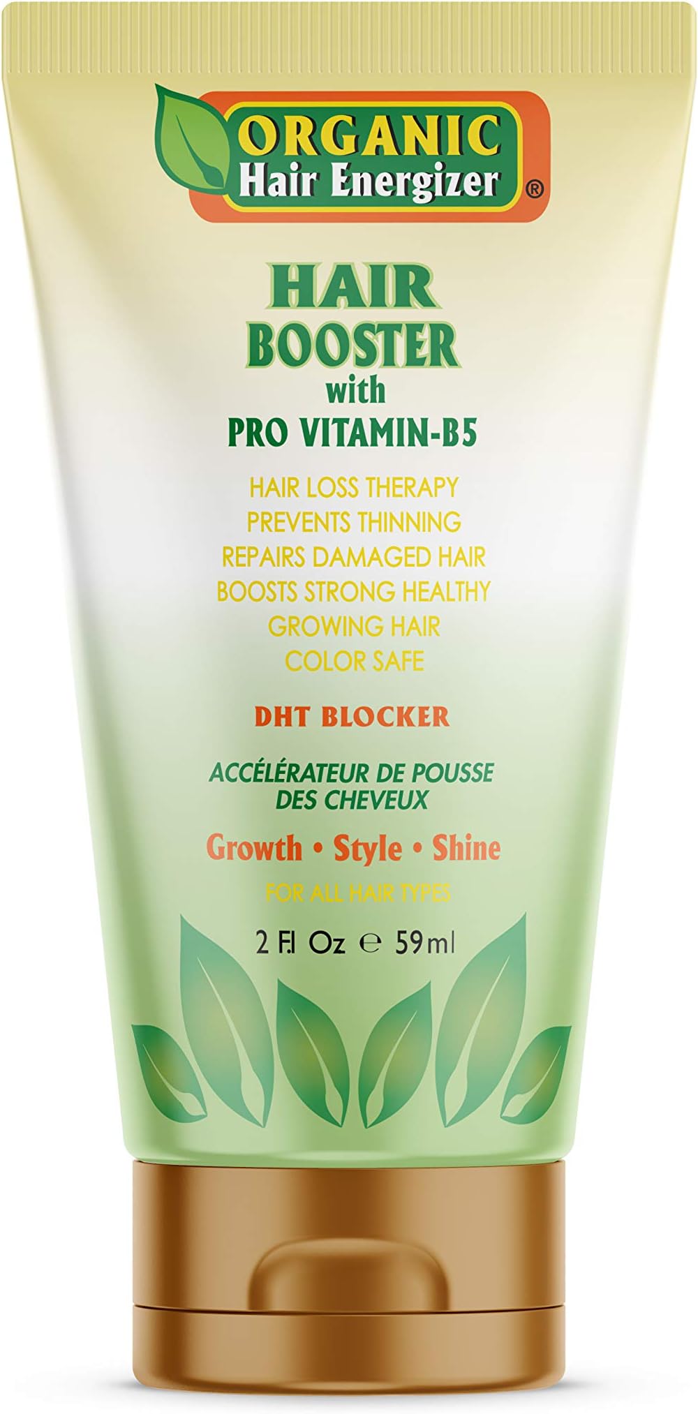 Organic Hair Energizer Hair Growth Booster 2 Oz