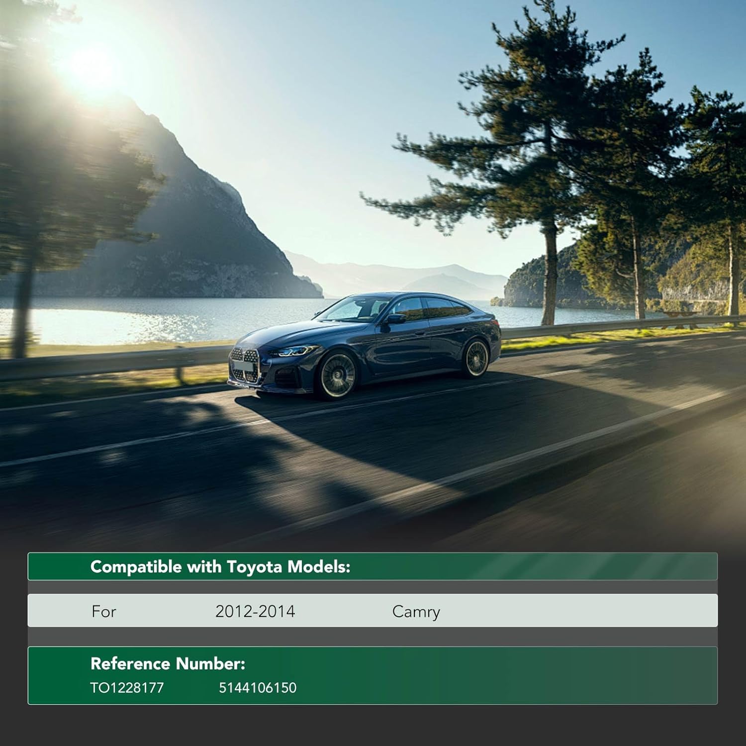 YHTAUTO Front Right Passenger Engine Splash Shield Compatible with Toyota Camry 2012-2014, Splash Guard Engine Case Guards