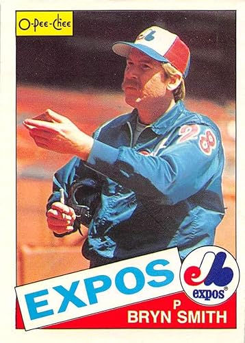 1985 O-Pee-Chee Baseball #88 Bryn Smith Montreal Expos Official MLB Trading Card 1985 O-Pee-Chee Baseball #88 Bryn Smith Montreal Expos Official MLB Trading Card
