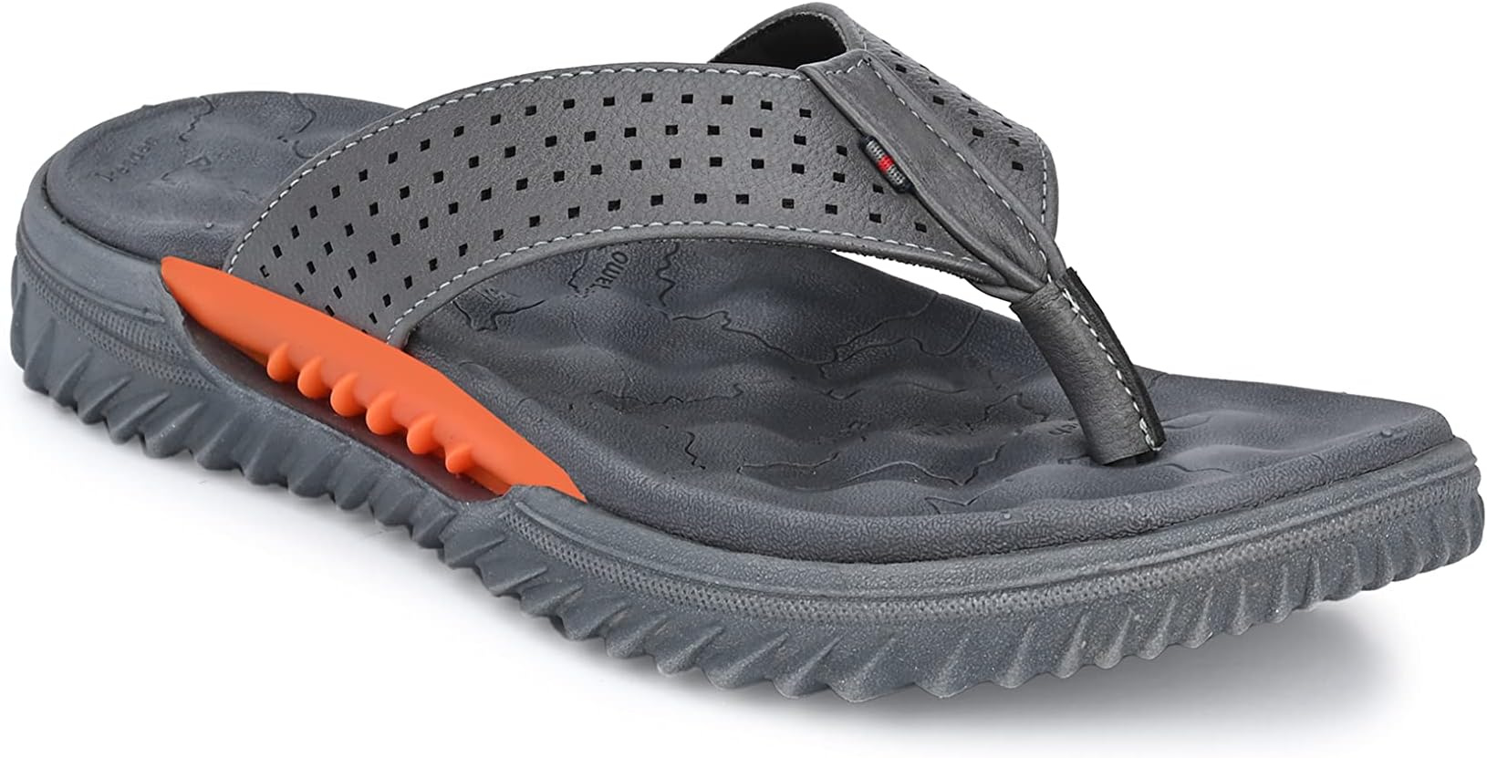 Big FoxAlphabounce-7 Comfortable | Ultra-Light | Bounce Back Technology | Arch Support | Water-Resistant Slippers for Men